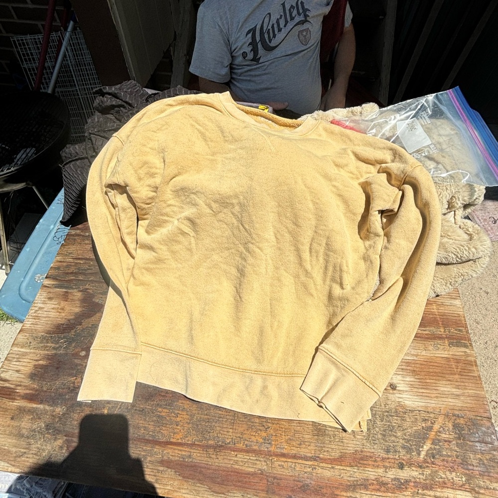 Comfy yellow sweater